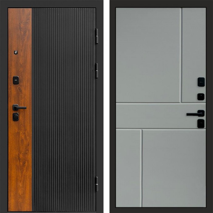 Дверь Termo Door ПРЕСТИЖ Горизонт Grey софт