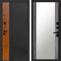 Дверь Termo Door ПРЕСТИЖ Зеркало 27 Бетон темный