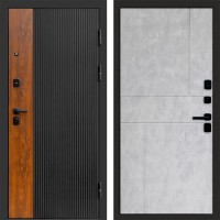 Входная дверь ПРЕСТИЖ Горизонт бетон светлый