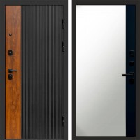 Дверь Termo Door ПРЕСТИЖ Зеркало фацет Черный кварц