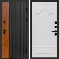 Входная дверь ПРЕСТИЖ Арка белое дерево