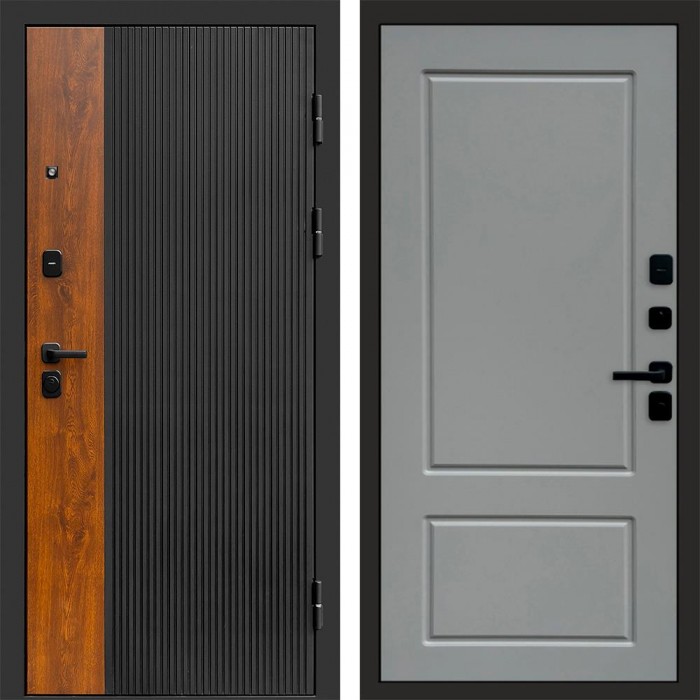 Дверь входная Termo Door ПРЕСТИЖ Марсель Grey софт