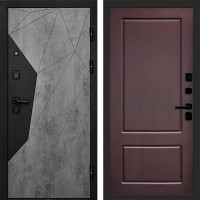 Дверь входная Termo Door Авангард Бетон Марсель Шоколад