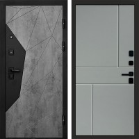 Дверь Termo Door Авангард Бетон Горизонт Grey софт