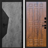 Входная дверь Авангард Бетон Спарта дуб