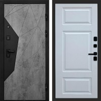 Дверь Termo Door Авангард Бетон Лион Белый софт