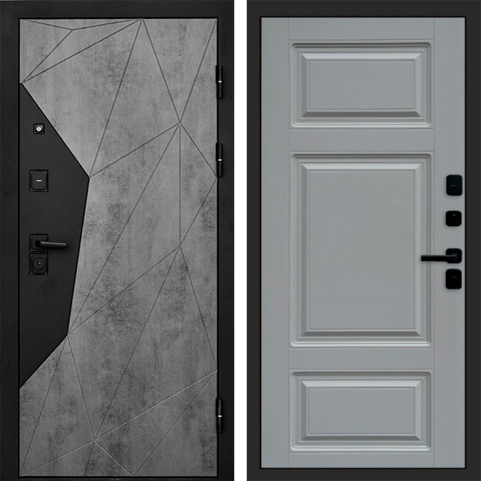 Дверь Termo Door Авангард Бетон Лион Grey софт