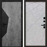 Входная дверь Авангард Бетон Лучи бетон светлый