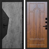 Входная дверь Авангард Бетон Арка дуб