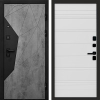 Входная дверь Авангард Бетон White Line