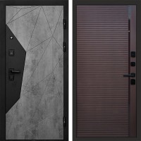 Входная дверь Авангард Бетон Porte Шоколад