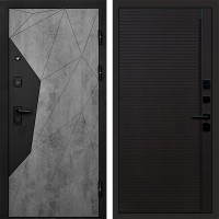 Входная дверь Авангард Бетон Porte black