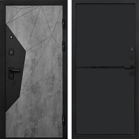 Дверь Termo Door Авангард Бетон Нео Black