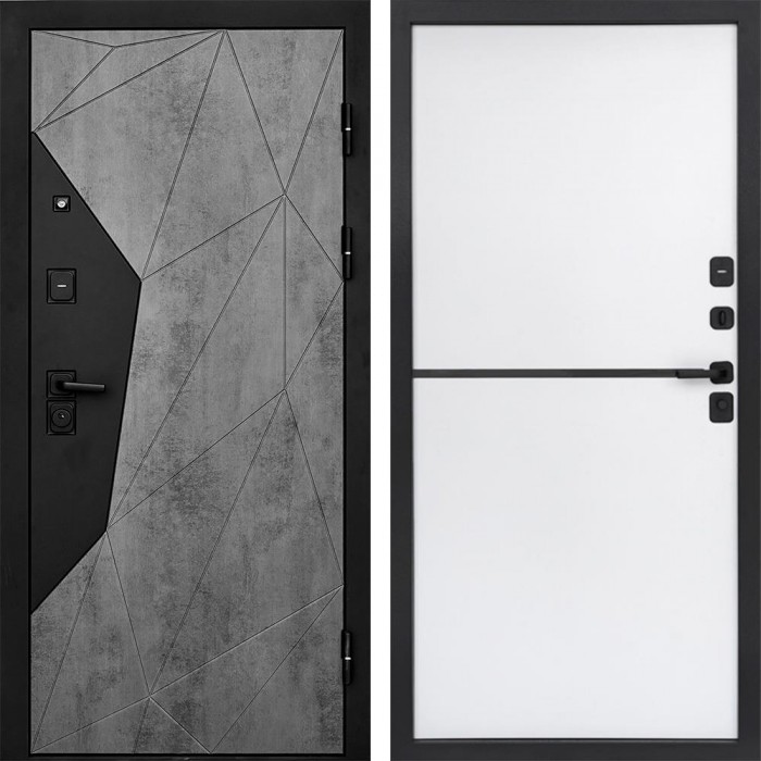 Дверь Termo Door Авангард Бетон Нео White