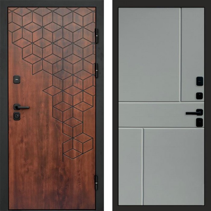Дверь Termo Door Спейс дуб Горизонт Grey софт