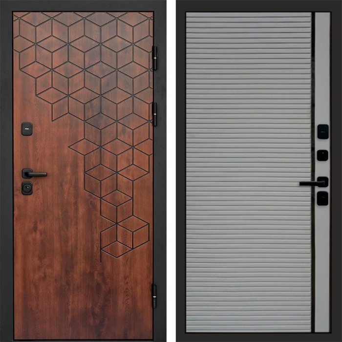 Входная дверь Спейс дуб Porte Grey софт