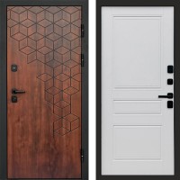 Входная дверь Спейс дуб Классика Белый матовый