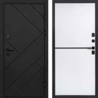 Дверь Termo Door Стоун Black Нео White