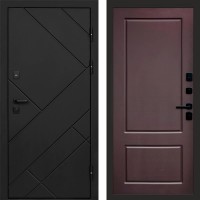 Дверь входная Termo Door Стоун Black Марсель Шоколад