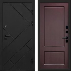 Дверь входная Termo Door Стоун Black Марсель Шоколад