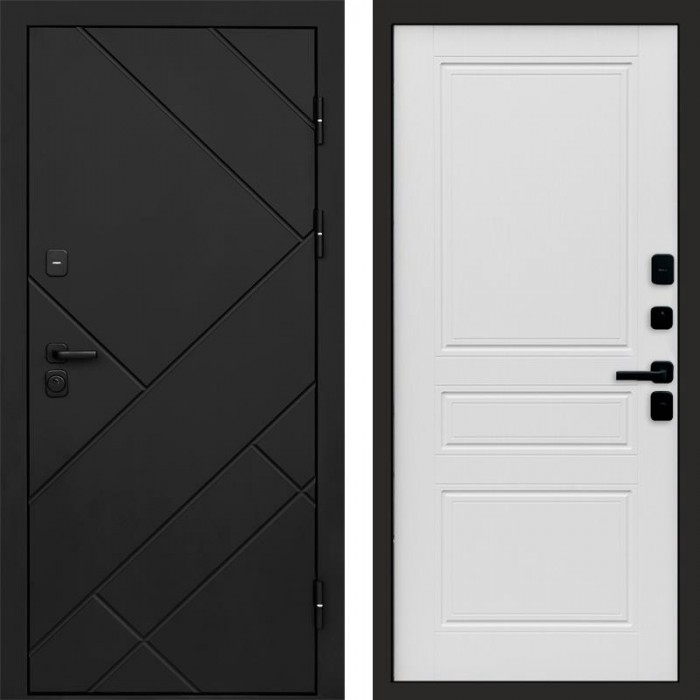 Входная дверь Стоун Black Классика Лиственница