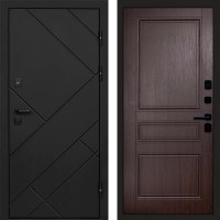 Входная дверь Стоун Black Классика Венге