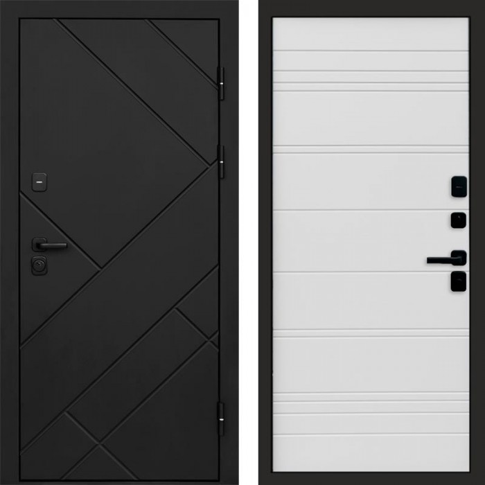 Входная дверь Стоун Black White Line