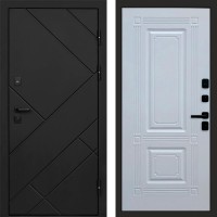 Termo Door Стоун Black Мадрид Белый софт