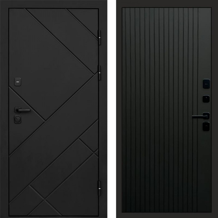 Termo Door Стоун Black Flat Черный кварц
