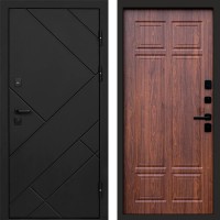 Входная дверь Стоун Black Премиум орех