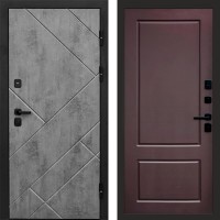 Дверь входная Termo Door Стоун Бетон Марсель Шоколад