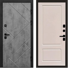 Дверь входная Termo Door Стоун Бетон Марсель Слоновая кость