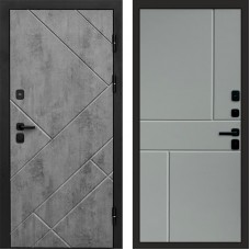 Дверь Termo Door Стоун Бетон Горизонт Grey софт