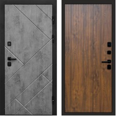Дверь Termo Door Стоун Бетон Flat Дуб