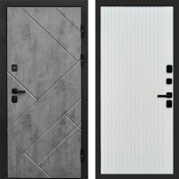 Дверь Termo Door Стоун Бетон Flat Белый софт