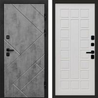 Входная дверь Стоун Бетон Престиж Белое дерево