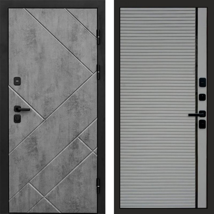 Входная дверь Стоун Бетон Porte Grey софт