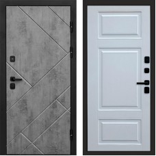 Дверь Termo Door Стоун Бетон Лион Белый софт