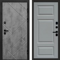 Дверь Termo Door Стоун Бетон Лион Grey софт