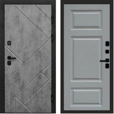 Дверь Termo Door Стоун Бетон Лион Grey софт