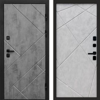 Входная дверь Стоун Бетон Лучи бетон светлый