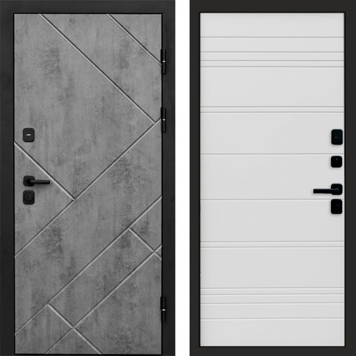 Входная дверь Стоун Бетон White Line