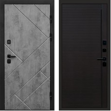 Входная дверь Стоун Бетон Porte black