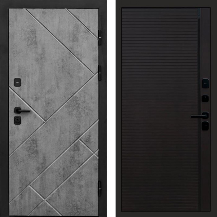 Входная дверь Стоун Бетон Porte black