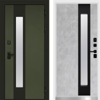 Дверь Арктика White Грин Termo Door Бетон светлый