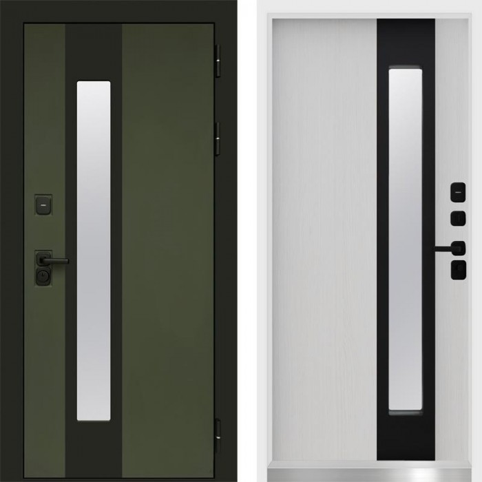 Дверь Арктика White Грин Termo Door Лиственница