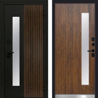 Дверь Флагман Черный кварц Termo Door Дуб