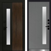 Дверь Флагман Черный кварц Termo Door Grey soft