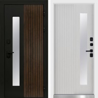 Дверь Флагман White Черный кварц Termo Door Лиственница