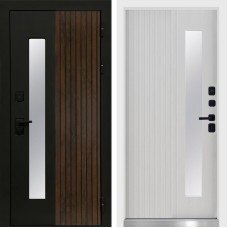 Дверь Флагман White Черный кварц Termo Door Лиственница